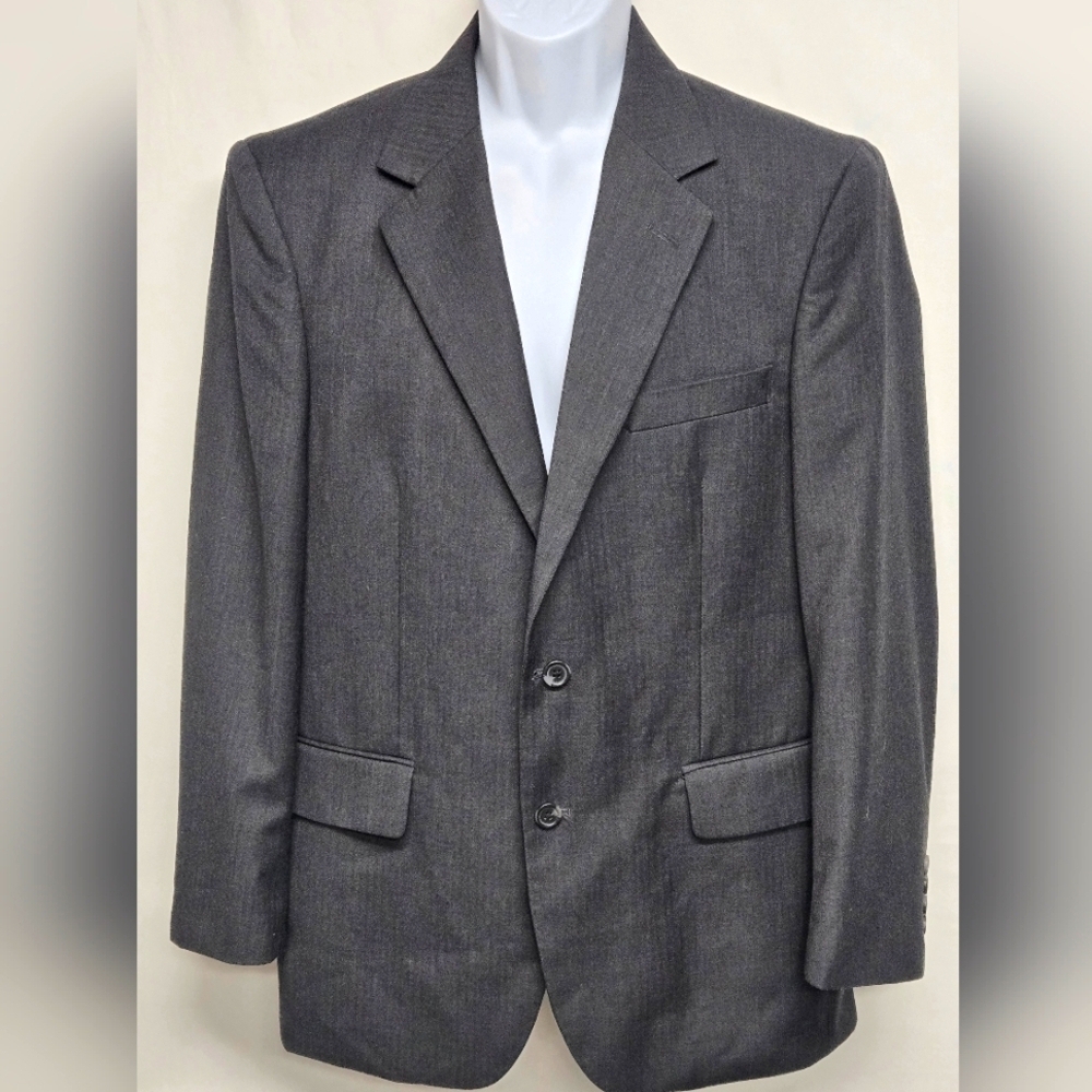 VanHeusen Suit Separates Dark Grey Jacket 40 S